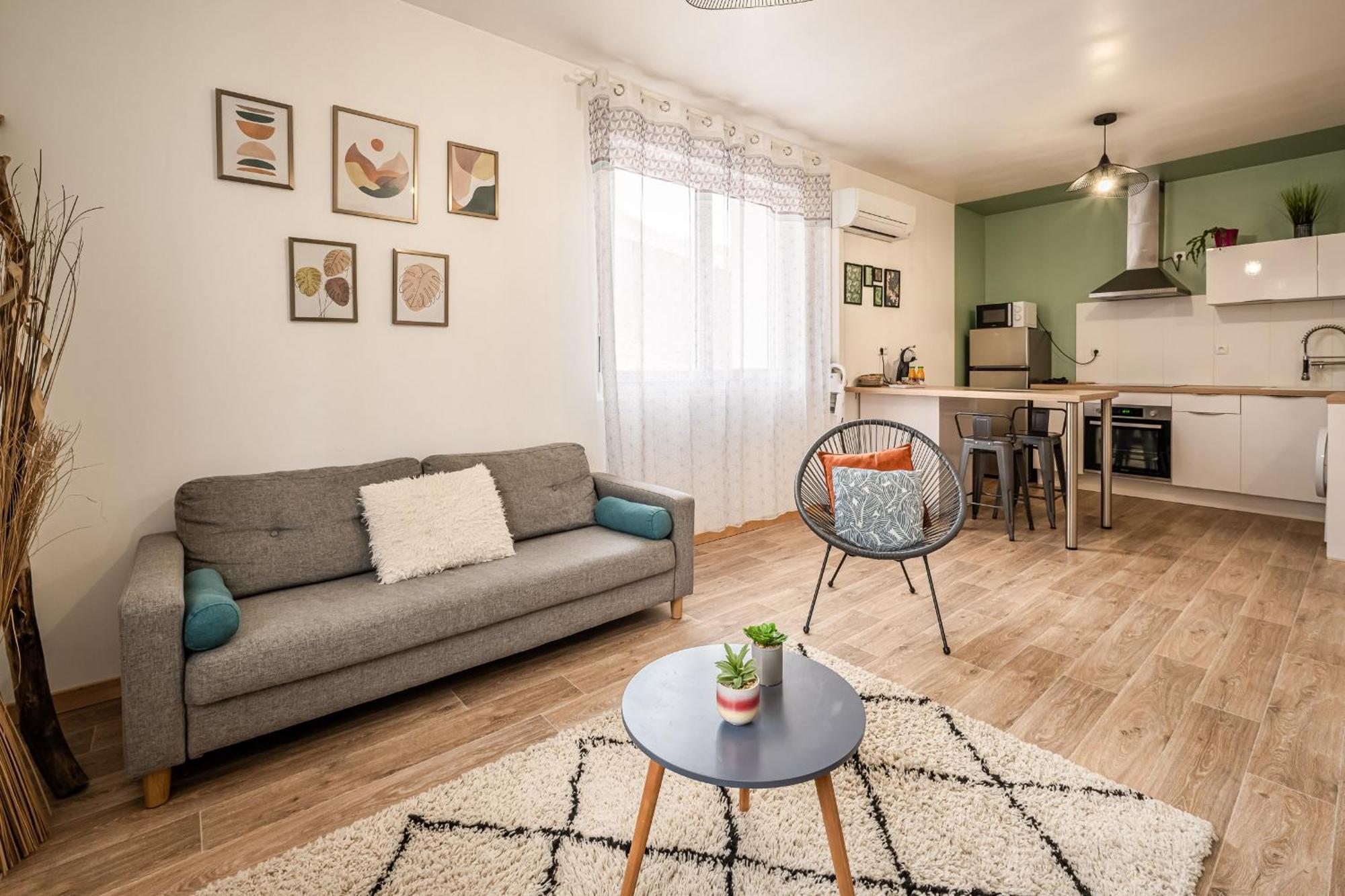 Cosy Green Clim Wifi Centre Ville 2 Pers Lézignan-Corbières Εξωτερικό φωτογραφία